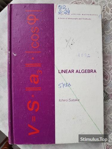 Linear Algebra. Ichiro Satake